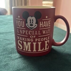 Disney Red Mug with Mickey Mouse Design